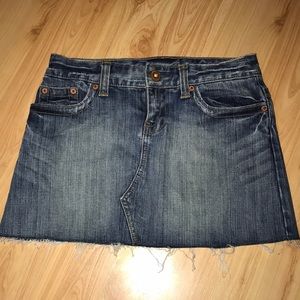 American Eagle denim mini skirt